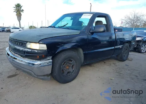 2000 Chevrolet Silverado 1500 Ls из США, поврежденный, VIN 1GCEC14V6YZ369154